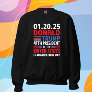 47th USA President Trump Inauguration Day 2025 Celebration Premium T-Shirt