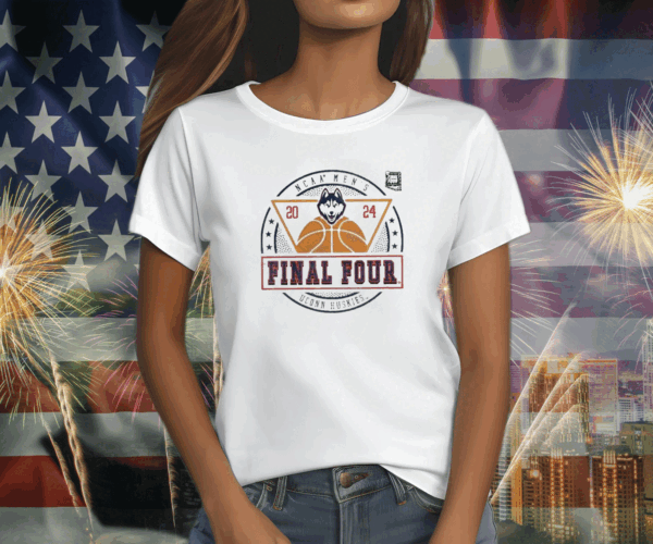 Official UConn Basketball Final Four 2024 Tee Shirt