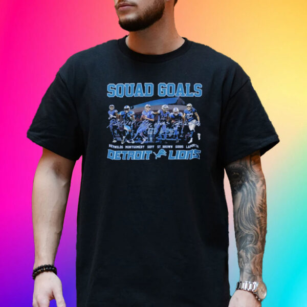 Squad Goals Detroit Lions T-Shirt