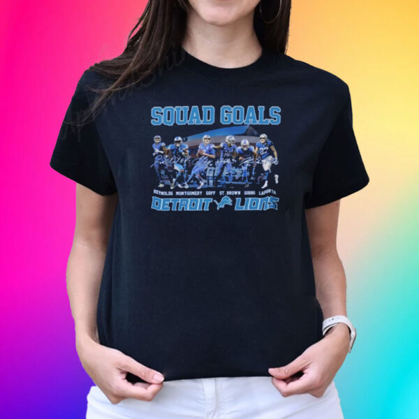 Squad Goals Detroit Lions T-Shirt