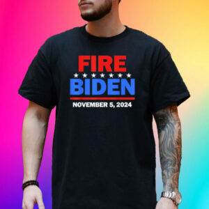 Fire Biden Elect Trump President 2024 Republican Patriot T-Shirt