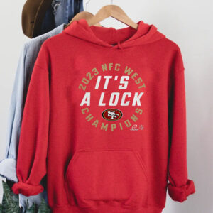 49ers 2023 NFC West Champions It’s A Lock Playoffs Champions Shirt Hoodie