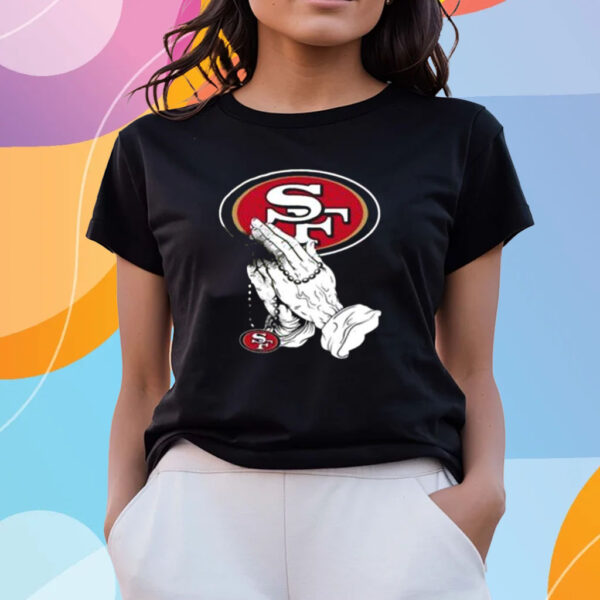 49ers Praying Hands T-Shirts