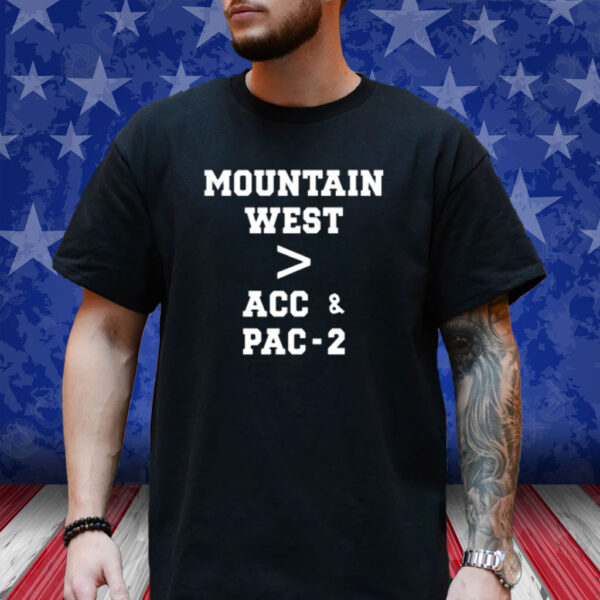 Mountain West > Acc & Pac-2 Tee Shirt