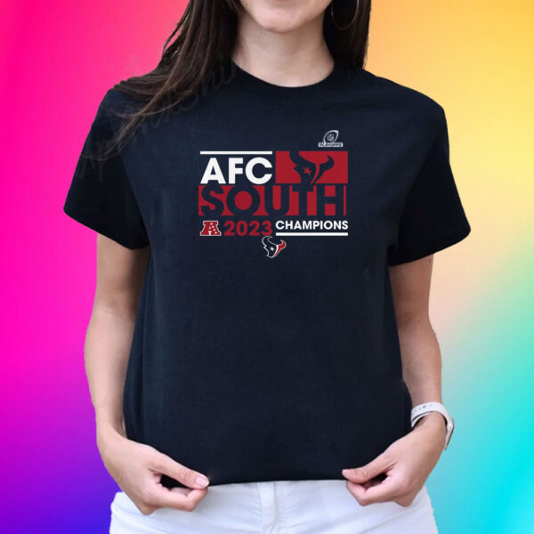 Texans 2023 AFC South Division Champions Playoff TShirts