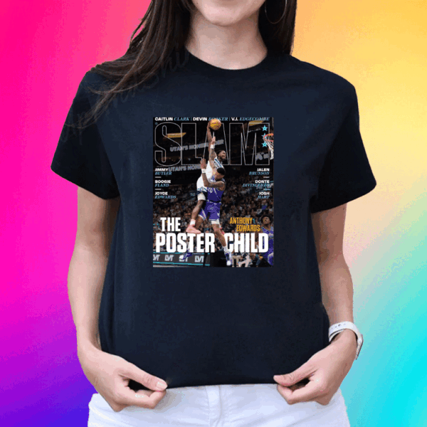 Slam The Poster Child Anthony Edwards T-Shirt