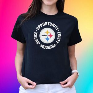 Pittsburgh steeler justice opportunity equity freedom Shirts