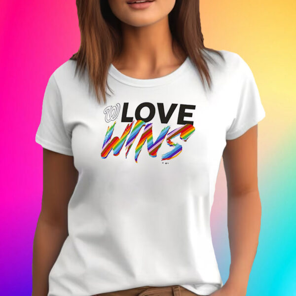 Washington Nationals Fanatics Branded Love Wins T-Shirt