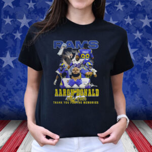 Rams Aaron Donald 2014-2023 Thank You For The Memories Shirts