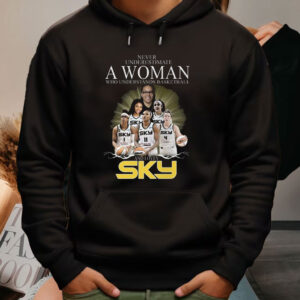 Never Underestimate A Woman Who Understands Basketball And Loves Chicago Sky Shirt