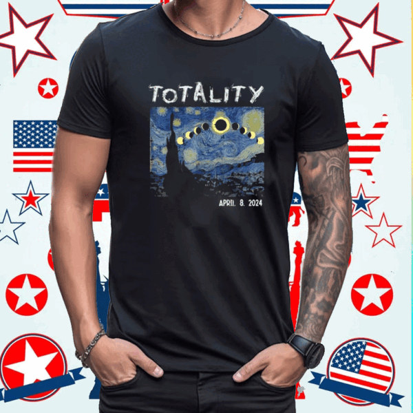 Art Solar Eclipse 2024 Totality April 8 Shirts