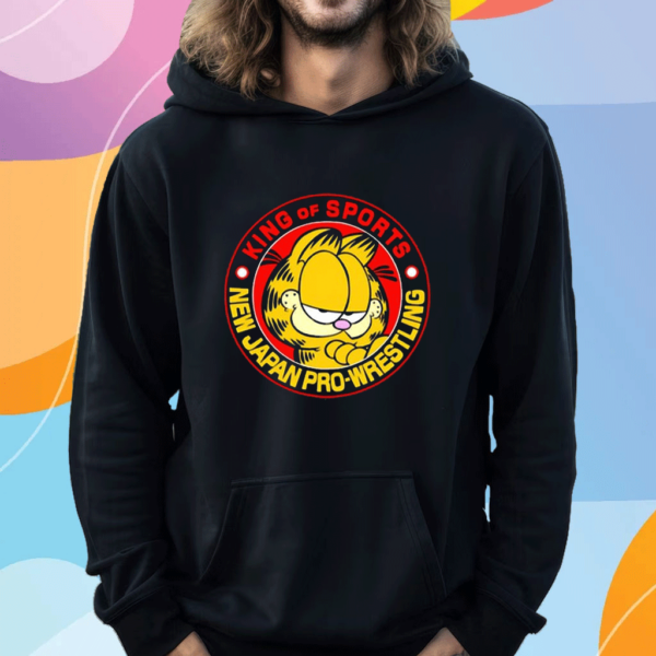 Garfield King Of Sports New Japan Pro Wrestling T Shirt