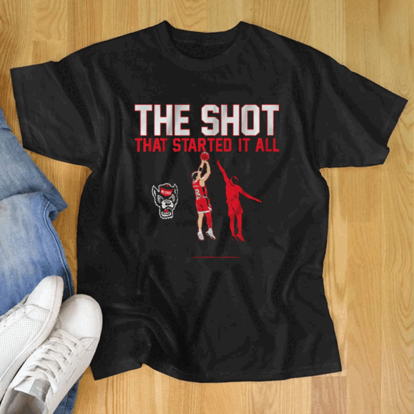 NC STATE BASKETBALL: MICHAEL O'CONNELL THE SHOT THAT STARTED IT ALL SHIRT