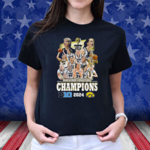 Iowa Womens Basketball Champions B1g 2024 Shirt