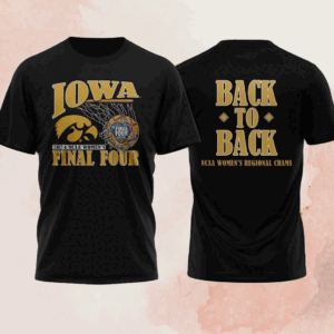 Iowa 2024 NCAA Women’s Basketball Back to Back Tournament March Madness Final Four T Shirt