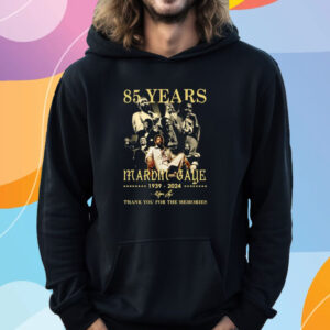 85 Years Marvin Gaye 1939-2024 Thank You For The Memories T-Shirt Hoodie