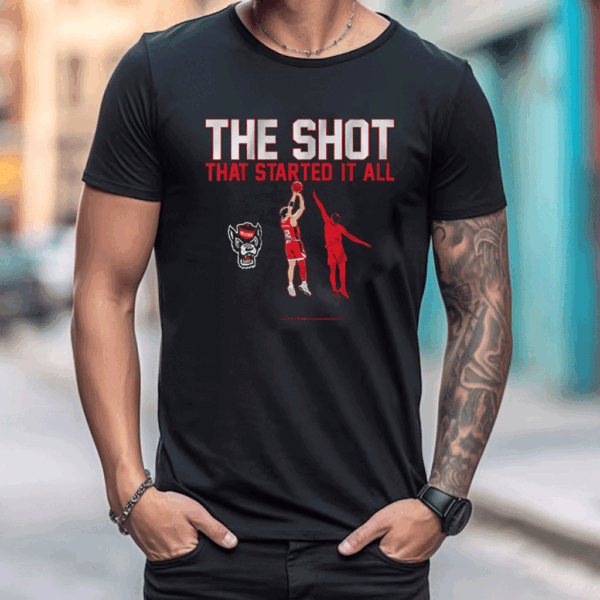 NC STATE BASKETBALL: MICHAEL O'CONNELL THE SHOT THAT STARTED IT ALL SHIRT