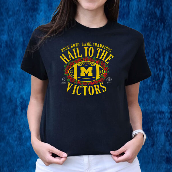 Michigan Wolverines College Football Playoff 2024 Rose Bowl Champions Hometown Shirts