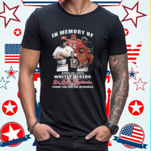 In Memory Of April 15 2024 Whitey Herzog St Louis Cardinals Thank You For The Memories Shirts