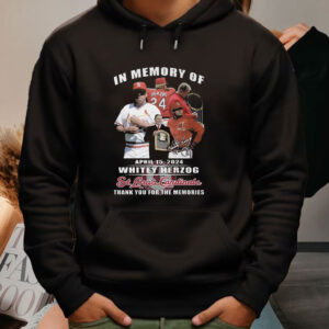 In Memory Of April 15 2024 Whitey Herzog St Louis Cardinals Thank You For The Memories Shirts