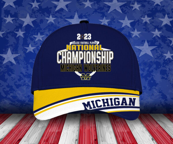 College Football Playoff National Championship Michigan 2023 Cap