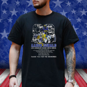 Aaron Donald Los Angeles Rams 2014-2023 Thank You For The Memories T-Shirt