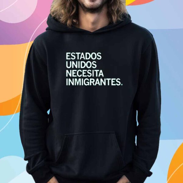 AMERICA NEEDS IMMIGRANTS SPANISH T-SHIRT