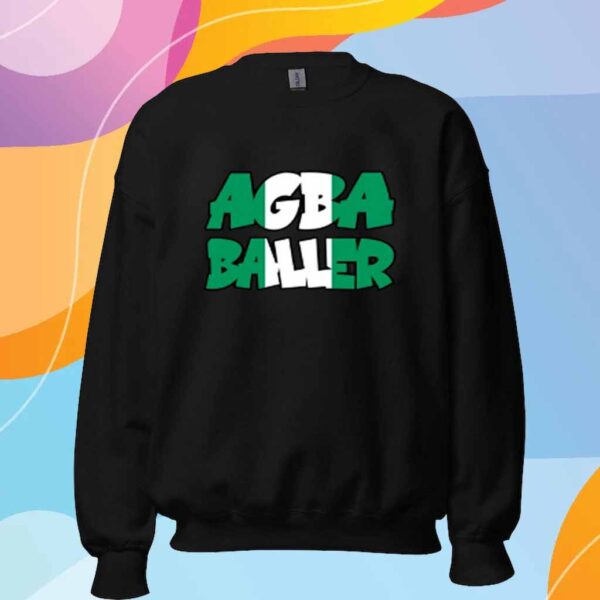 Agba Baller Wearing Agba Baller Shirt