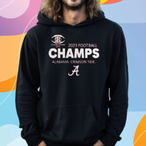 Alabama 2023 SEC Football Conference Champions T-Shirt Hoodie