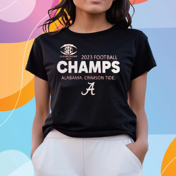 Alabama 2023 SEC Football Conference Champions T-Shirts