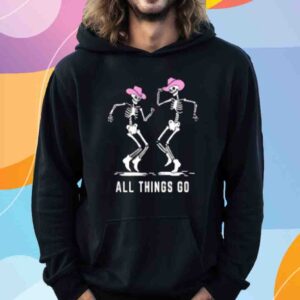 All Things Go Skeleton Cowboy Shirt