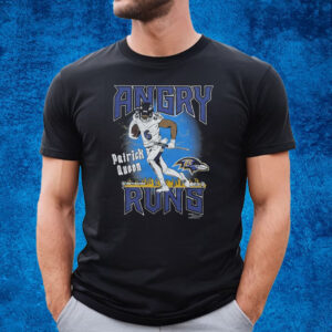 Angry Runs Ravens Patrick Queen T-Shirt