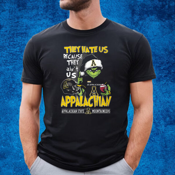 Appalachian State Mountaineers Grinch Hate Us T-Shirt