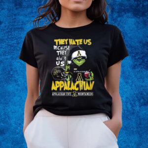 Appalachian State Mountaineers Grinch Hate Us T-Shirts