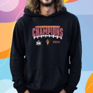 Arizona State Sun Devils 2024 Big 12 Football Conference Champions Endzone Rush T-Shirt