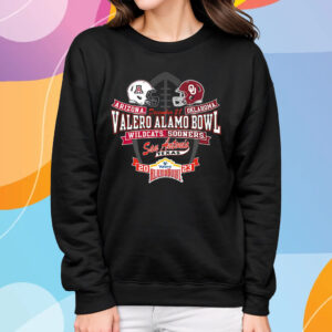 Arizona Wildcats Vs Oklahoma Sooners 2023 Alamo Bowl Matchup T-Shirt Sweatshirt