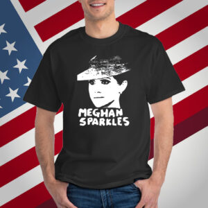 Artist Taxi Driver Wearing Meghan Sparkles T-Shirt