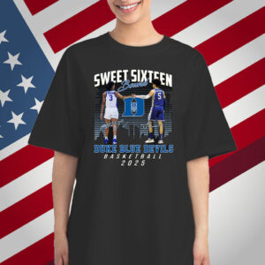 Ashlon Jackson Tyrese Proctor Sweet Sixteen Bound Duke Basketball 2025 T-Shirt