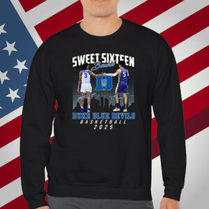 Ashlon Jackson Tyrese Proctor Sweet Sixteen Bound Duke Basketball 2025 T-Shirt