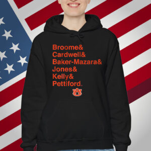 Auburn Basketball Ampersand Stars T-Shirt