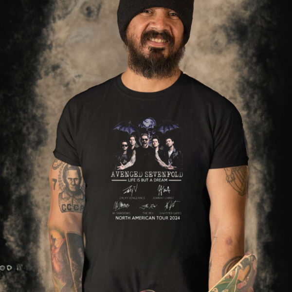 Avenged Sevenfold Life Is But A Dream North American Tour 2024 T-Shirt