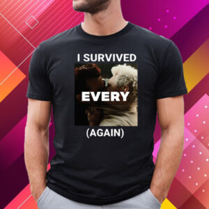 Aziraphale And Crowley’s I Survived Every Again Good Omens Season 3 T-Shirt