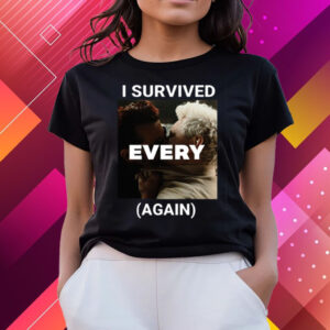 Aziraphale And Crowley’s I Survived Every Again Good Omens Season 3 T-Shirts