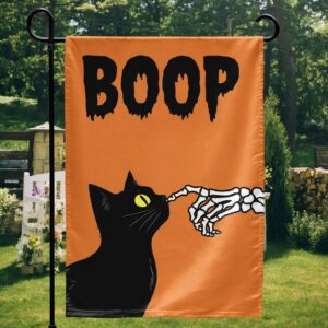 Black Cat Halloween Flag
