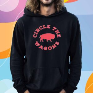 BUFFALO FOOTBALL CIRCLE THE WAGONS T-SHIRT