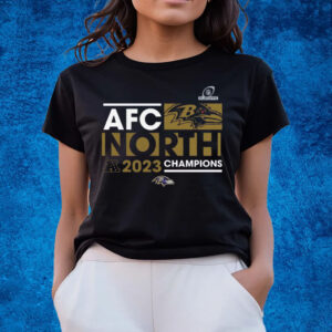 Baltimore Ravens 2023 Afc North Division Champions Conquer T-Shirts