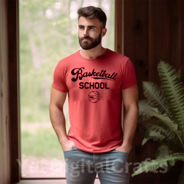 Basketball School Nebraska T-Shirt