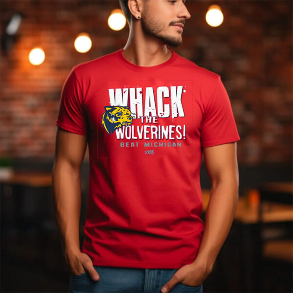 Beat Michigan – Whack The Wolverines T-Shirt For Alabama College Fans