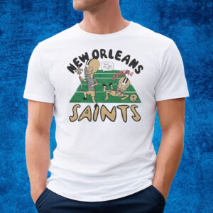 Beavis And Butt-Head X New Orleans Saints Yeah T-Shirt