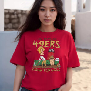 Beavis And Butt-Head X San Francisco 49ers Diggin’ For Gold T-Shirts